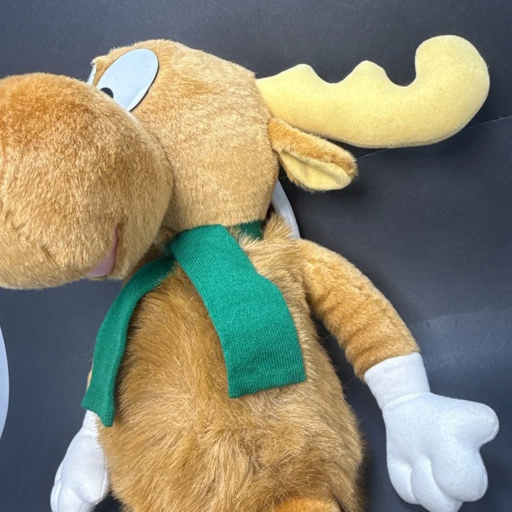 Vintage Macy's Christmas Bullwinkle Plush Stuffed Animal Moose 1996 Large 22